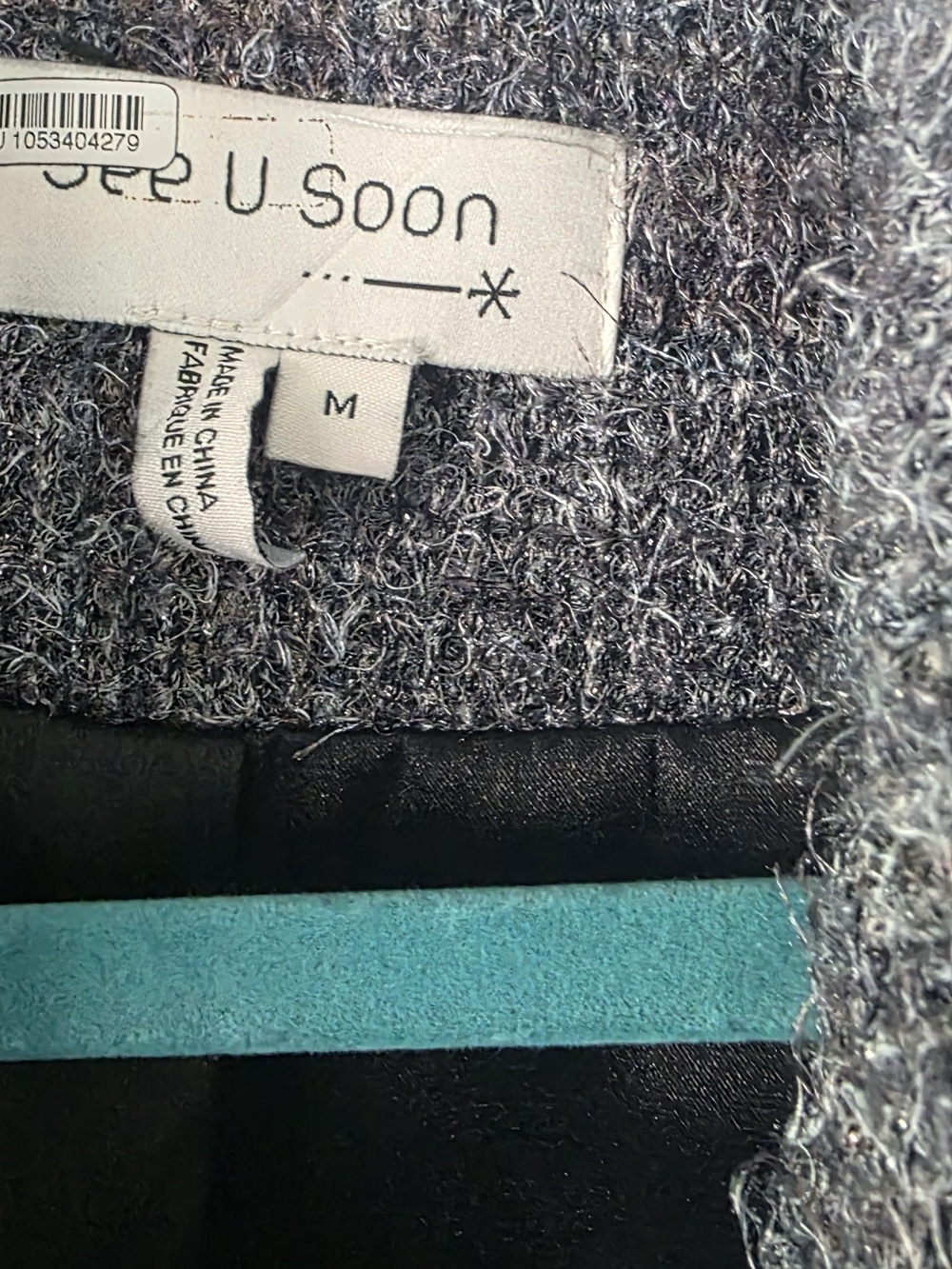 Anthropologie/See U Soon Women's Gray Textured Blazer